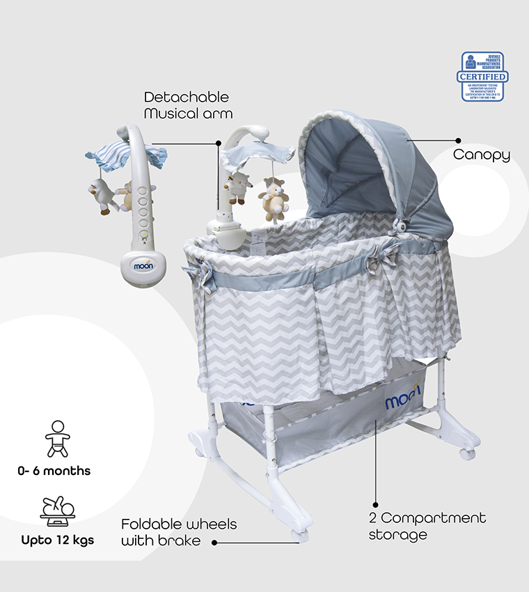 Babygrow Soffy 4 In 1 Convertible Cradle