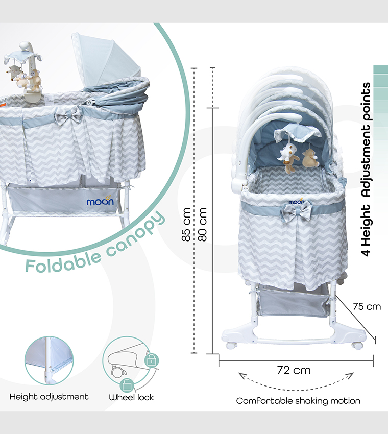  Babygrow Soffy 4 In 1 Convertible Cradle