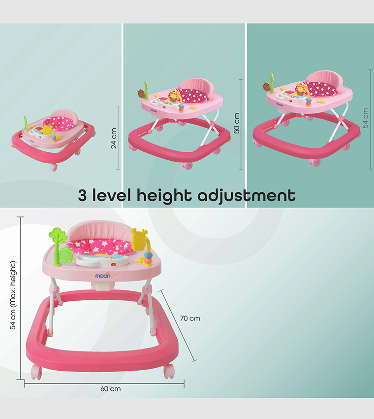 مشاية أطفال مع موسيقى وألعاب 
