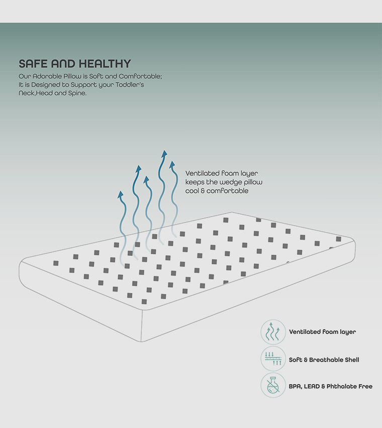  Babygrow Kids Cot Pillow With Bamboo Rayon
