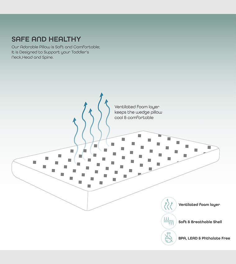  Babygrow Kids Cot Pillow With Bamboo Rayon
