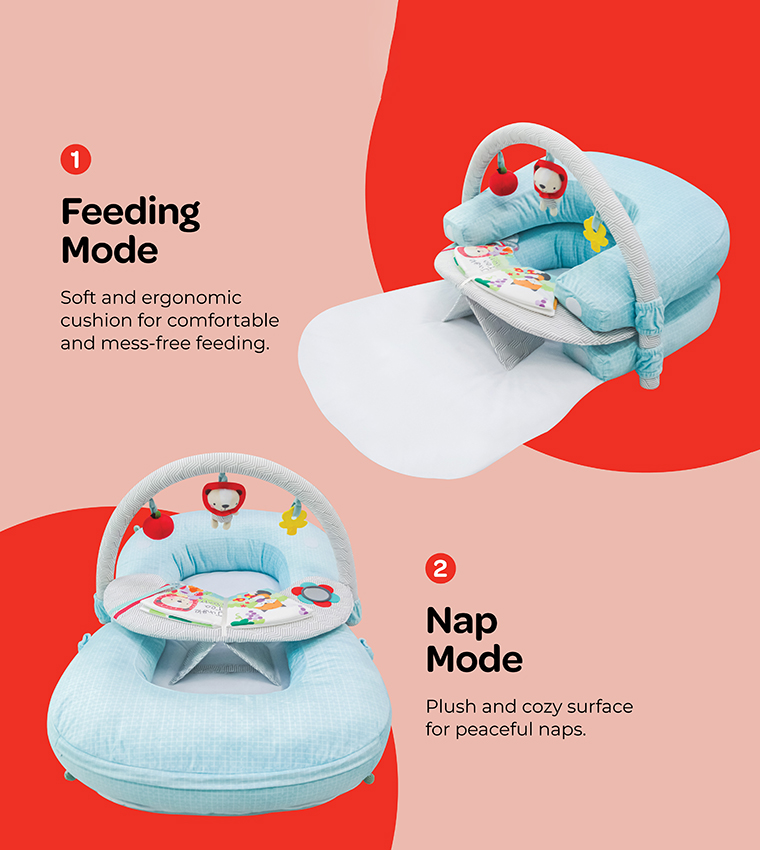  Babygrow 2 In 1 Nap and Play Travel Floor Mat with Mosquito Net