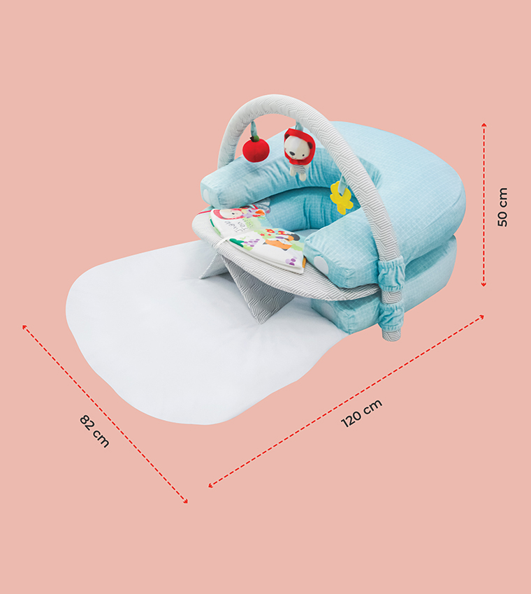  Babygrow 2 In 1 Nap and Play Travel Floor Mat with Mosquito Net