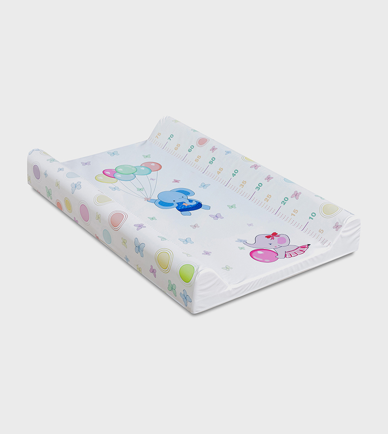  Babygrow Baby Elephants with Balloons Waterproof Changing Mat - 80 L x 50 W x 10 H cm