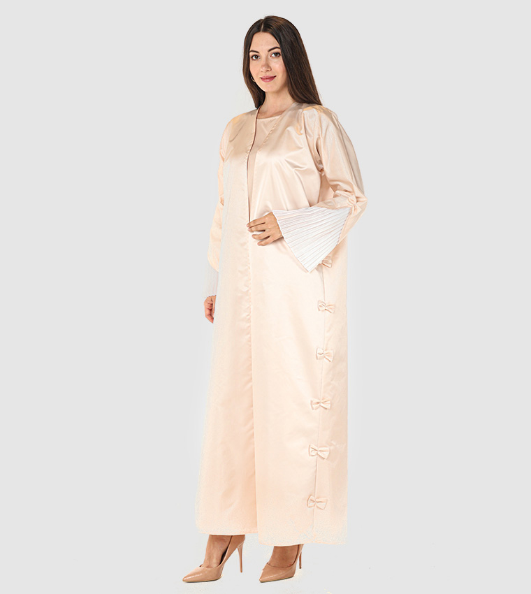 Moistreet  Abayas - Beige Abayas