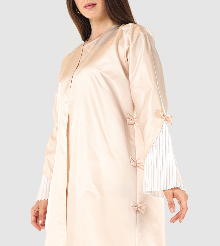 Moistreet  Abayas - Beige Abayas