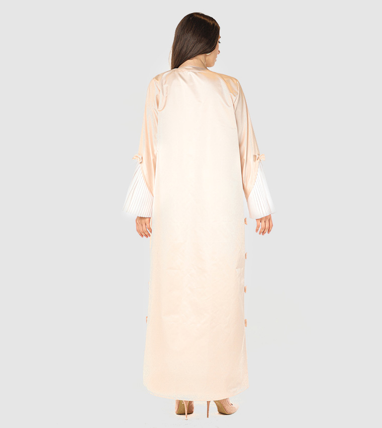 Moistreet  Abayas - Beige Abayas