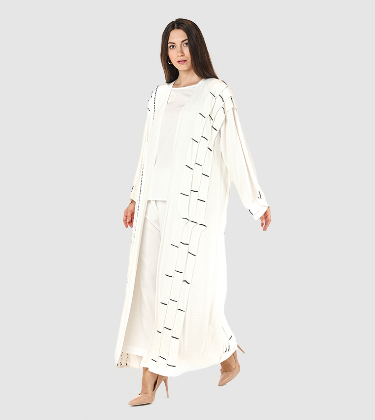 مويستريت  عباية - أبيض  Abayas