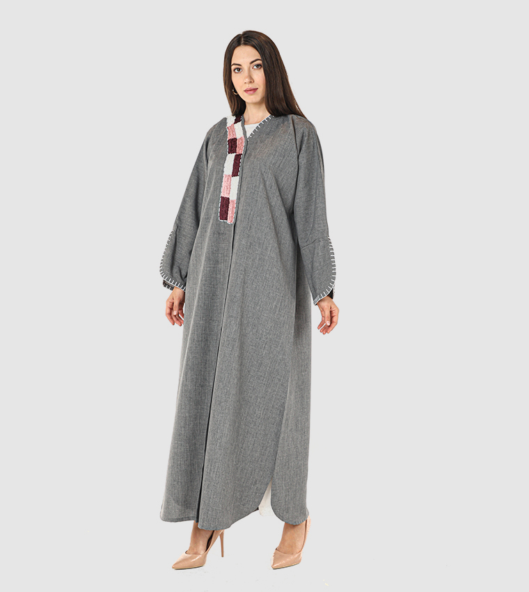 مويستريت  عباية - رمادي Abayas