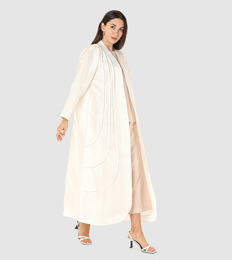 Moistreet  Abayas - Beige Abayas