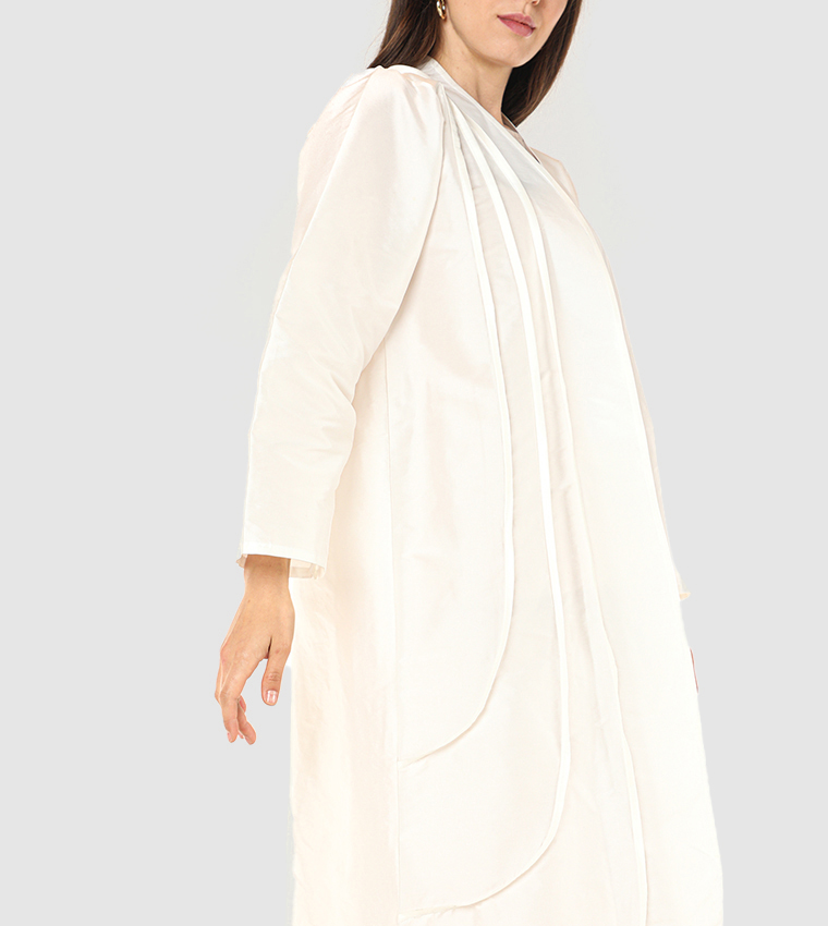 Moistreet  Abayas - Beige Abayas