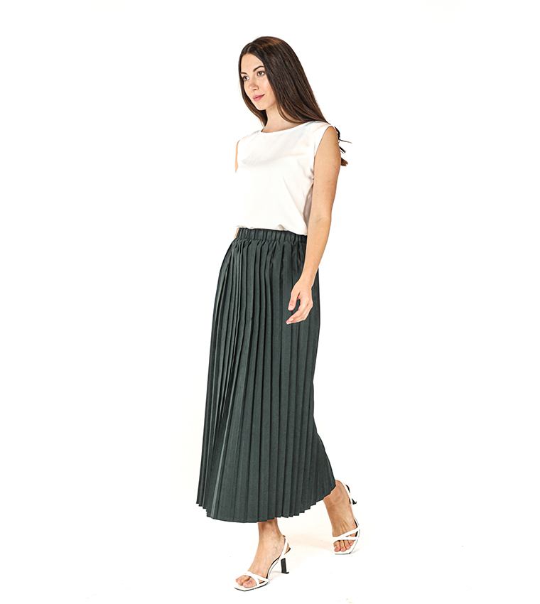 Shamua Accordian Pleated Skirt