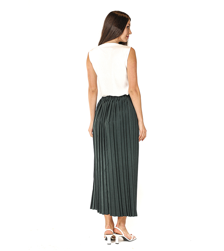Shamua Accordian Pleated Skirt