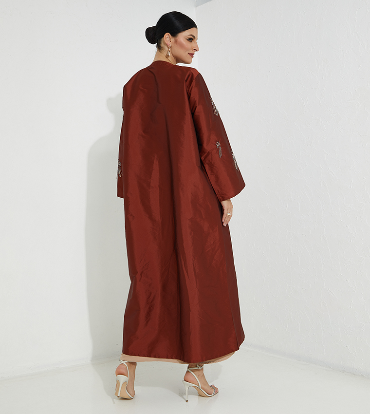 Moistreet  Abayas - Brown Abayas