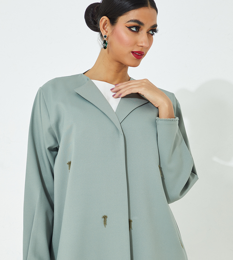 مويستريت  عباية - رمادي Abayas