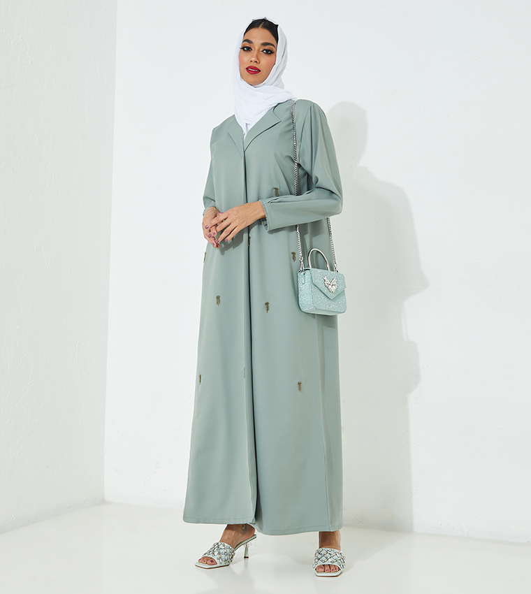 مويستريت  عباية - رمادي Abayas