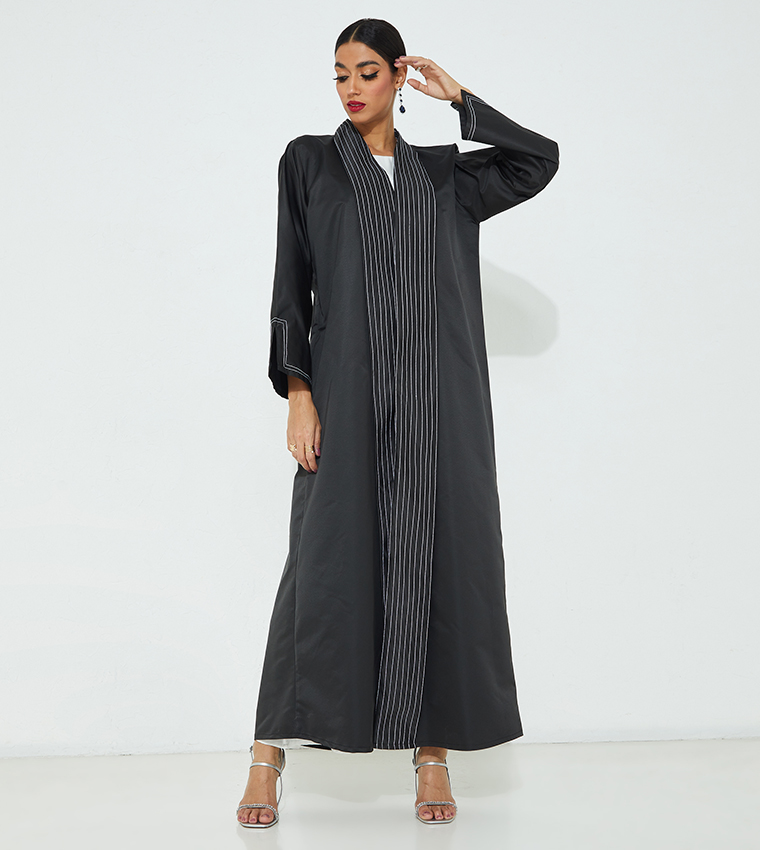 مويستريت  عباية - أسود Abayas