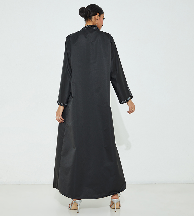 مويستريت  عباية - أسود Abayas
