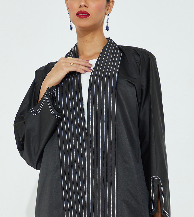 مويستريت  عباية - أسود Abayas