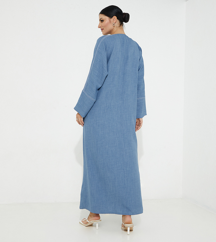 مويستريت  عباية - أزرق Abayas