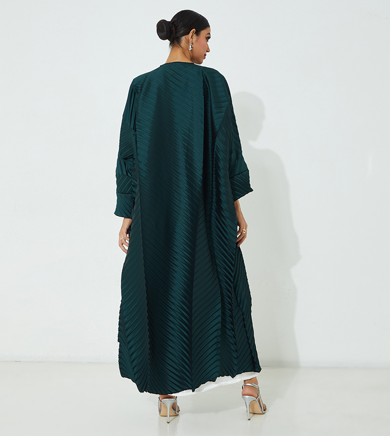 Moistreet  Abayas - Green Abayas