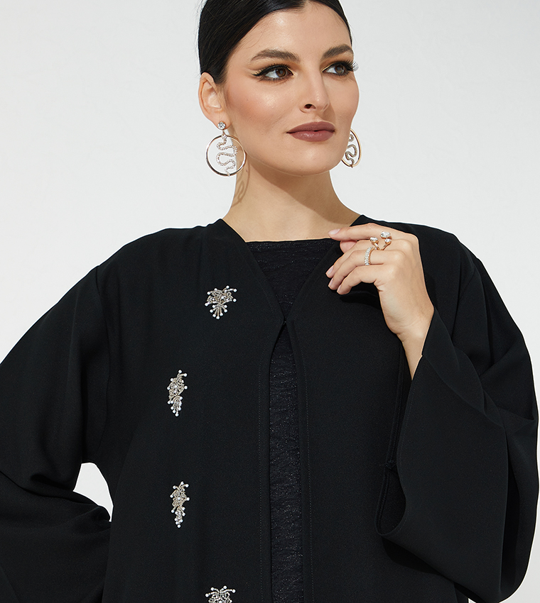 مويستريت  عباية - أسود Abayas
