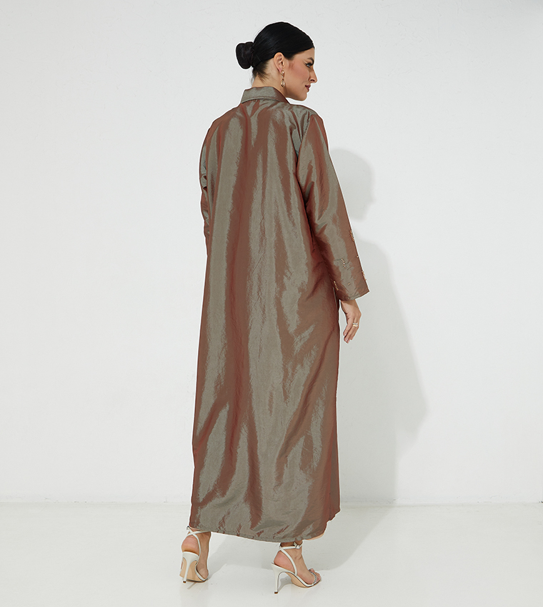 Moistreet  Abayas - Brown Abayas