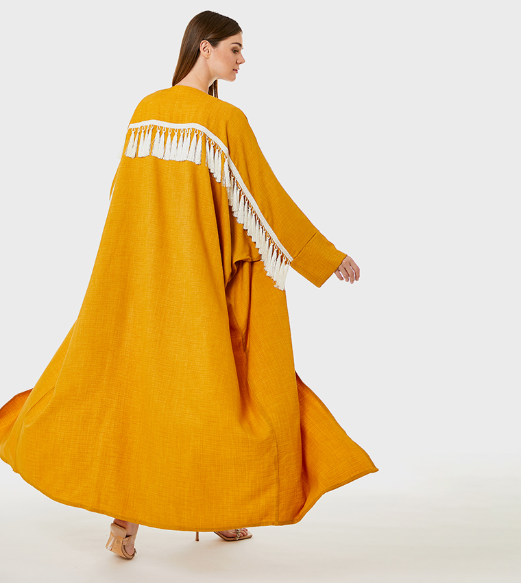 Moistreet  Abayas - Mustard Abayas