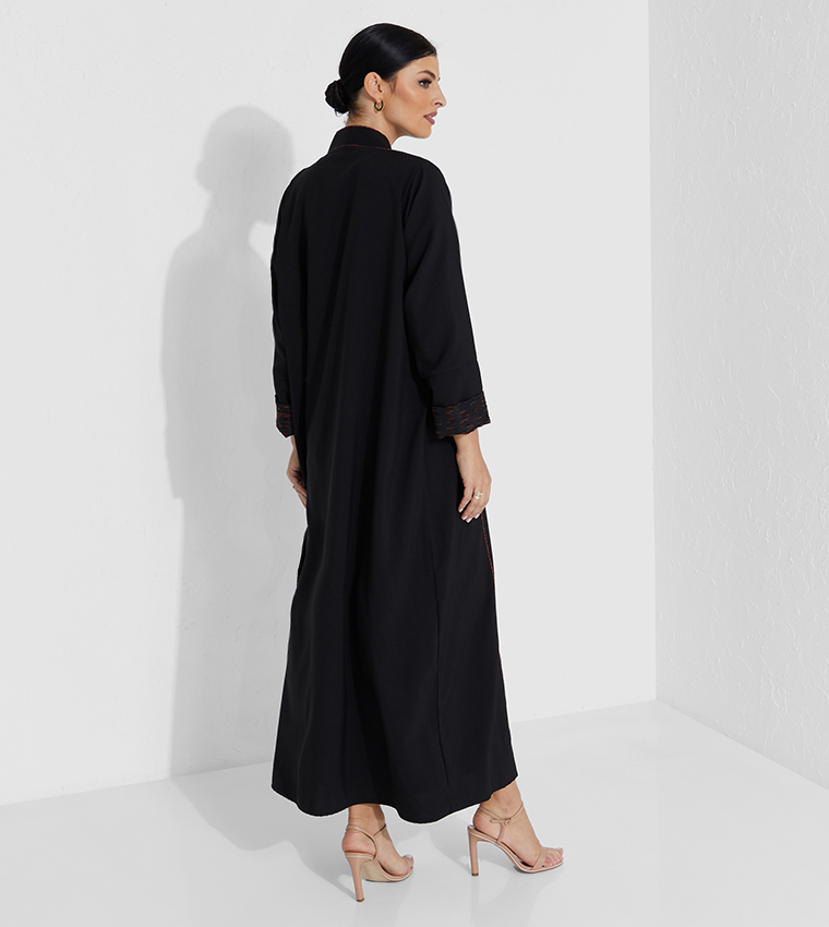 Moistreet  Abayas - Black Abaya