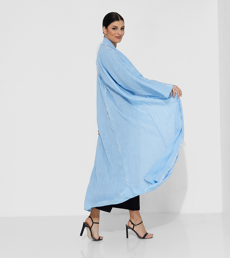 Moistreet  Abayas - Blue Abaya