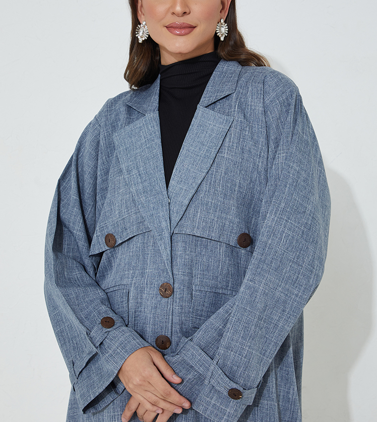 Full Sleeve Abaya with Pockets