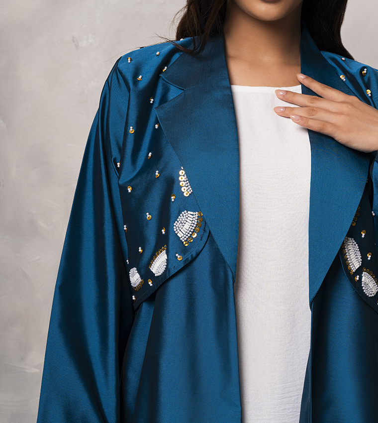 مويستريت  عباية - أزرق Abayas