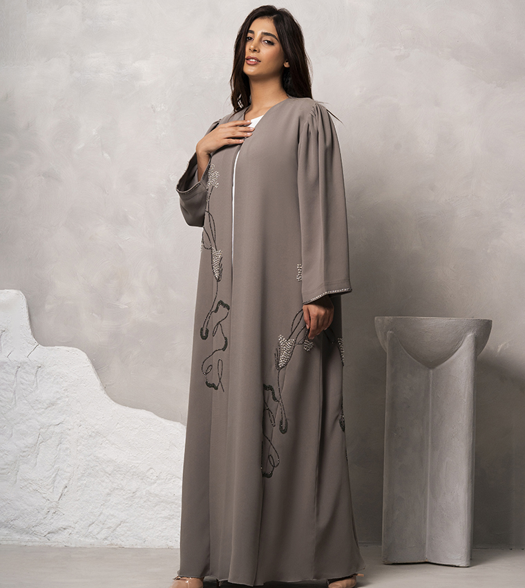Embellished Long Sleeves Abaya