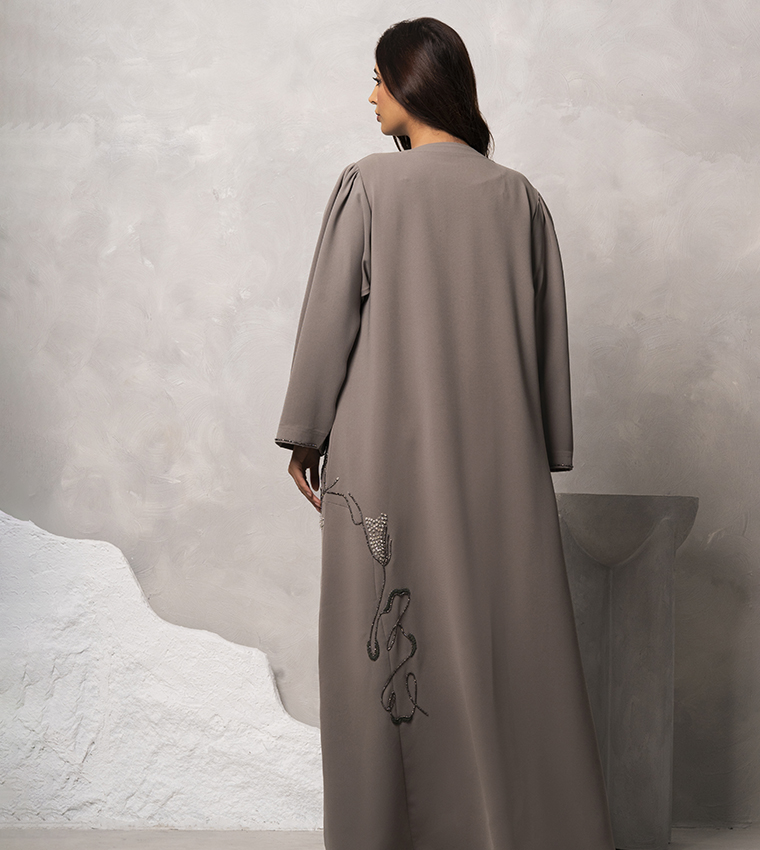 Embellished Long Sleeves Abaya