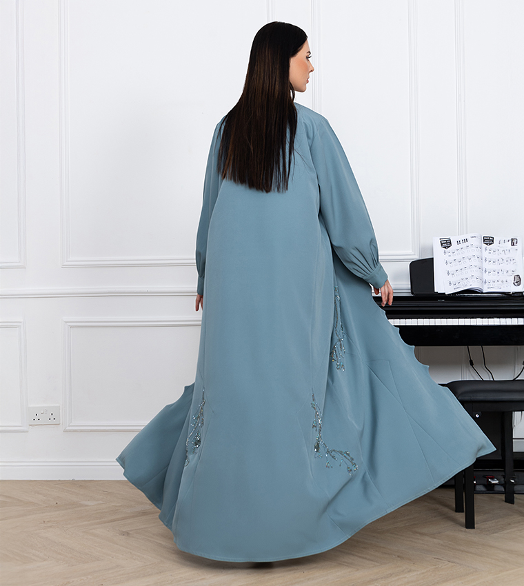 Barbie Crepe Embellished Abaya