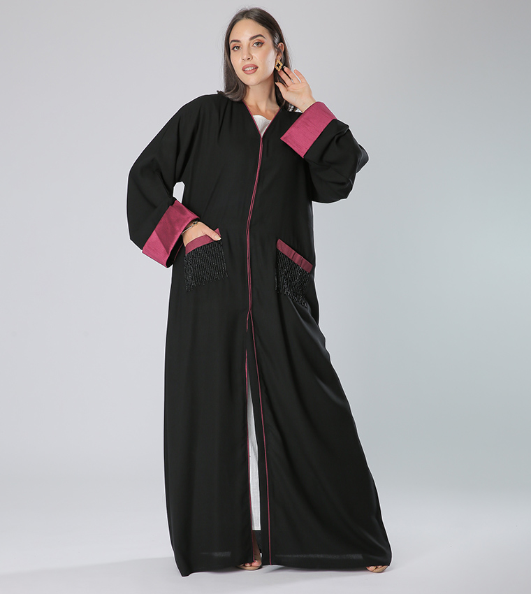 مويستريت  عباية - أسود Abayas