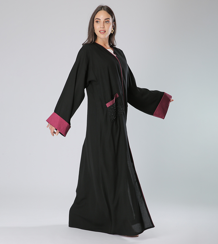 مويستريت  عباية - أسود Abayas