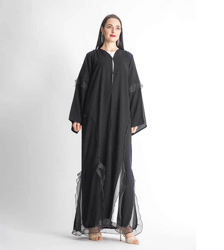 مويستريت  عباية - أسود Abayas
