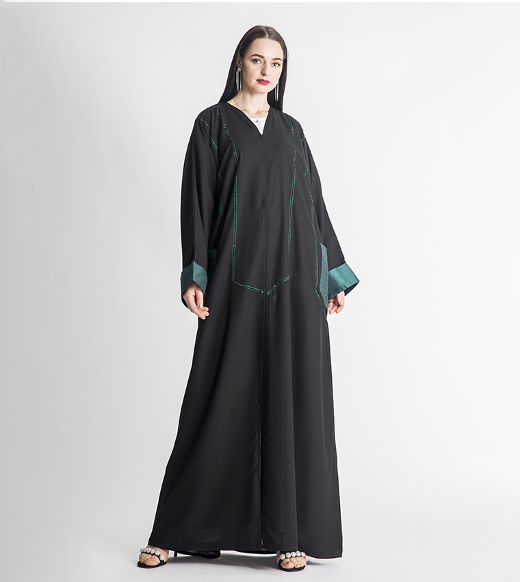 مويستريت  عباية - أسود Abayas