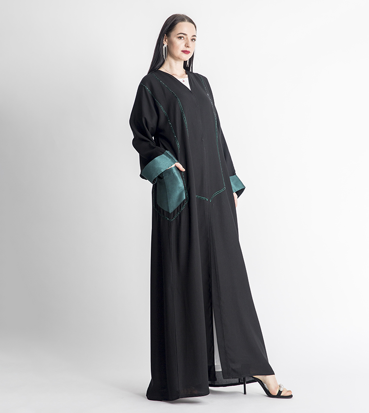 مويستريت  عباية - أسود Abayas