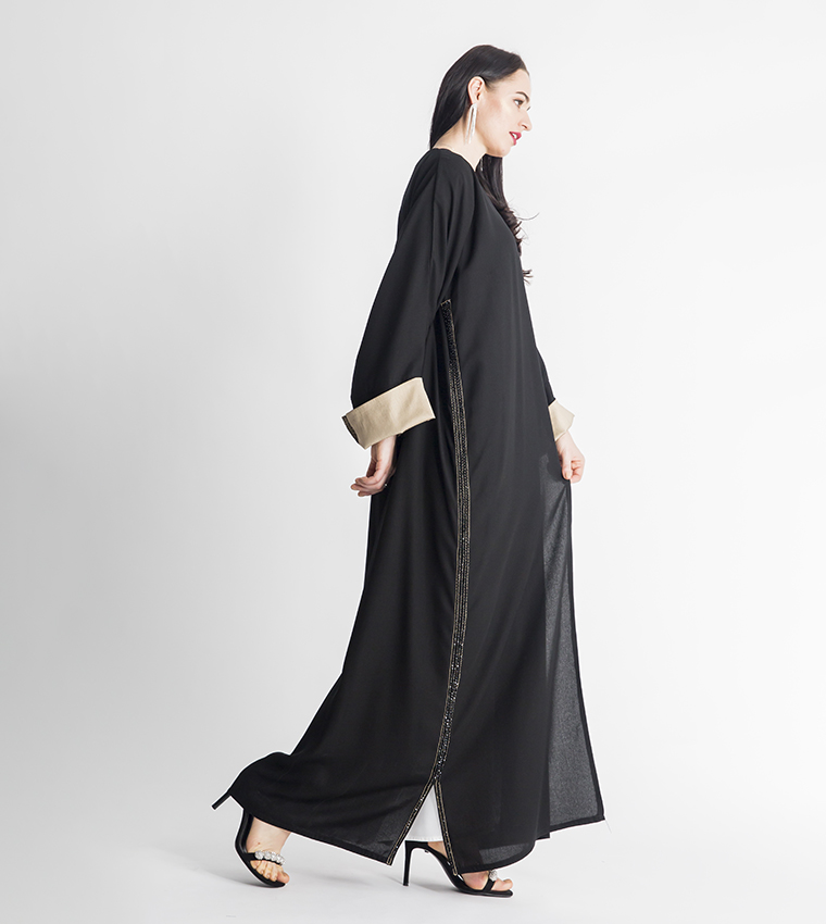 مويستريت  عباية - أسود Abayas