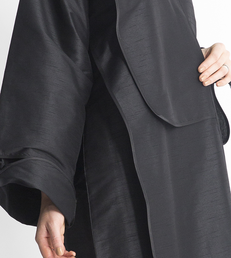 Long Sleeves V-Neck Abaya