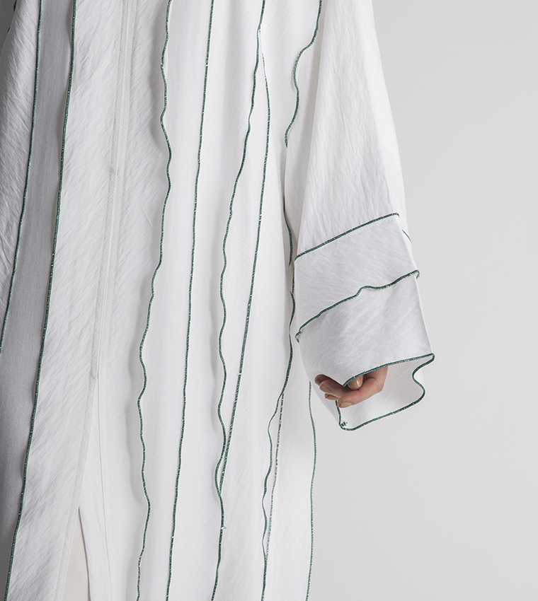 Moistreet  Abayas - White Abayas