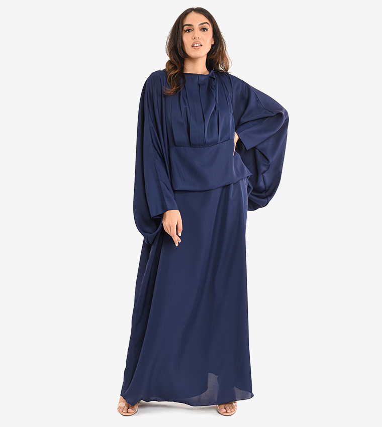 Moistreet  Abayas - Blue Abayas