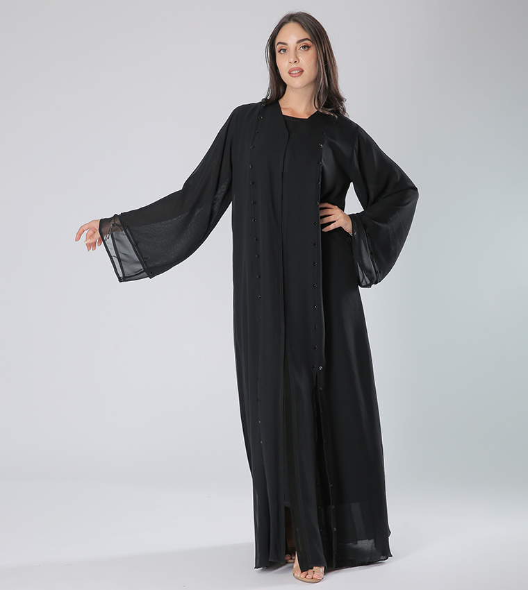 Moistreet  Abayas - Black Abayas