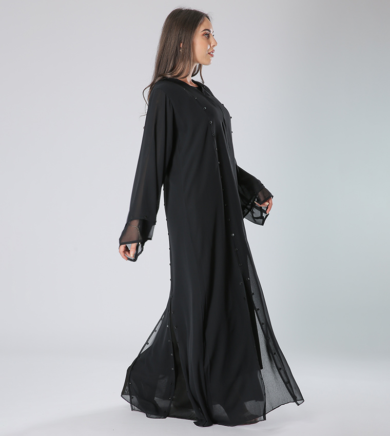 Moistreet  Abayas - Black Abayas
