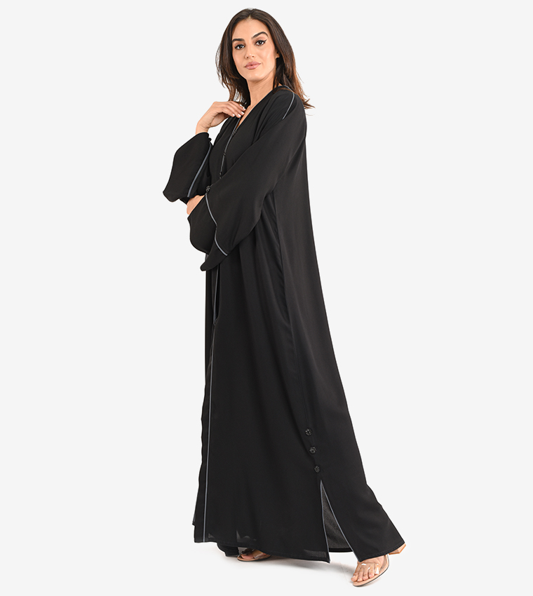 مويستريت  عباية - أسود Abayas