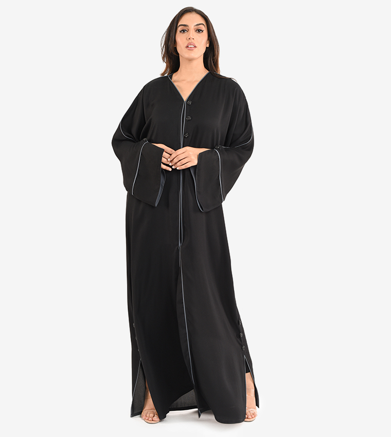مويستريت  عباية - أسود Abayas