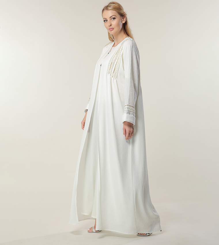 Embellished Long Sleeves Abaya