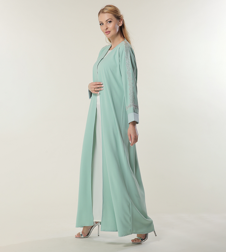 مويستريت  عباية - أخضر Abayas